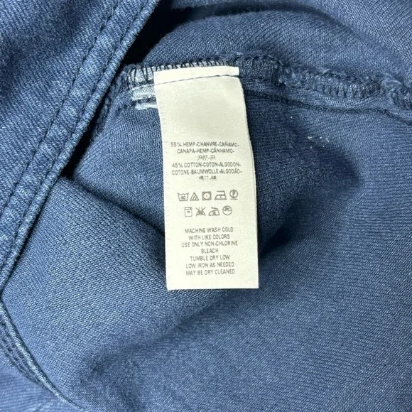 Free People High Waist Denim Braided Baby Mini Skirt - Picture 15 of 15